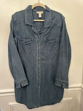 Denim Dress J Jill Western Nashville | Jackson Hole